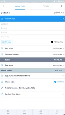 Simple Invoice Manager android App screenshot 10